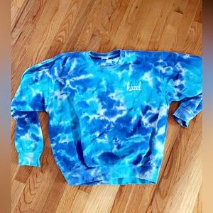 Hazel hoodie blue rye dye so cute I love it